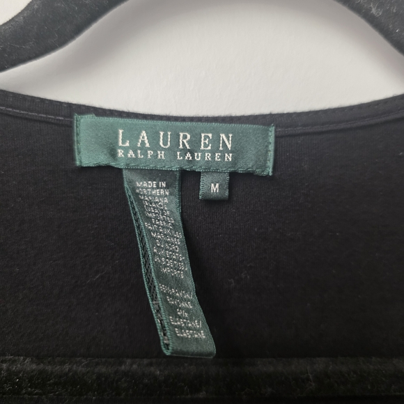 Black Wrap Top - Picture 2 of 9